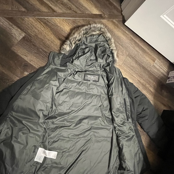 NWOT Eddie Bauer Boundary Pass Down Parka in Black. Mens size Medium - Picture 12 of 16